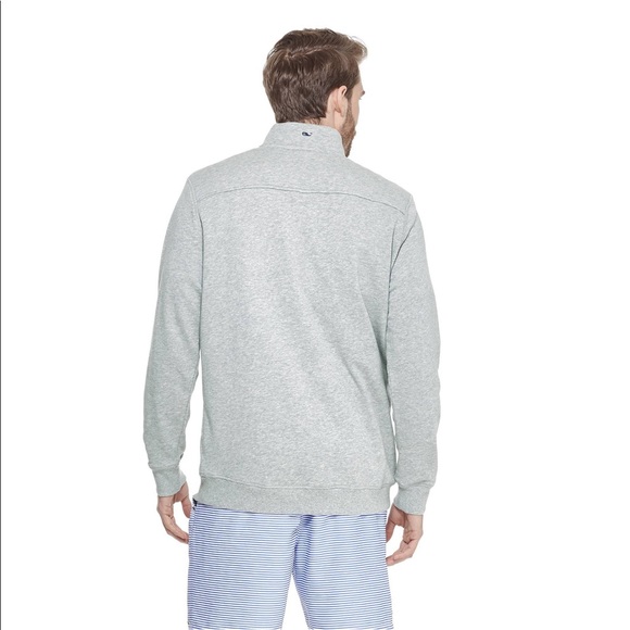 Vineyard Vines Men’s 1/4 Zip Gray Pullover Sz M - Picture 3 of 4